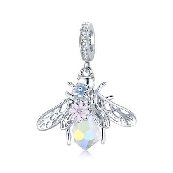 Colourful Bee Pendant Charm