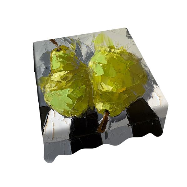 Pair-Of-Pears-Square-Tablecloth-by-Juanette-Menderoi