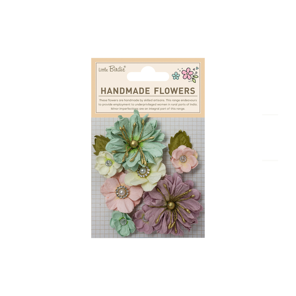 Handmade Flowers Liora - Fairy Garden 10pc