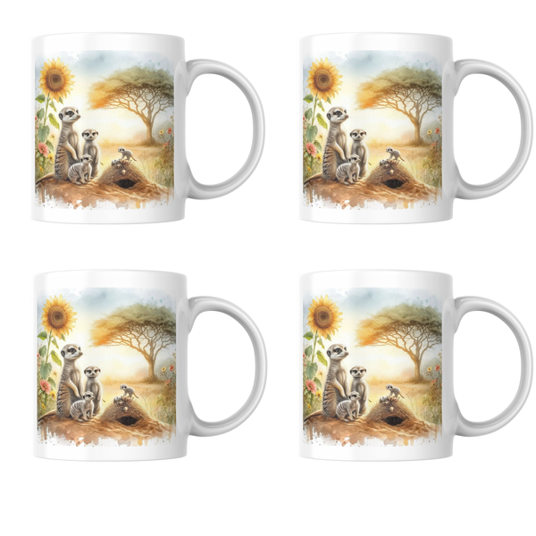 011 Coffee Mug Ceramic 4 Pack
