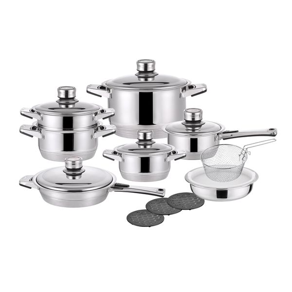 Royal Diamond Cookware Set 19 Piece