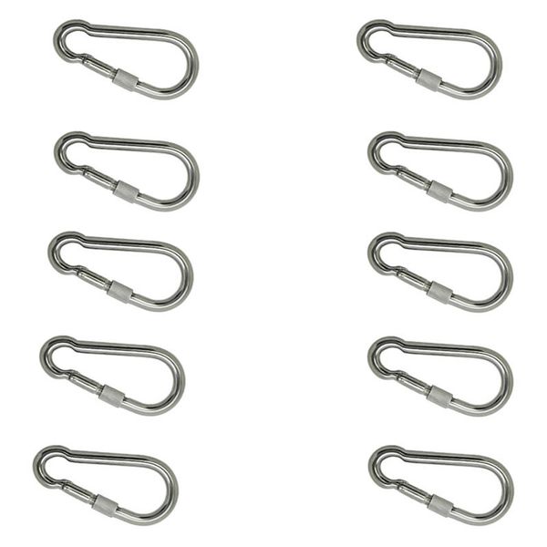 10 Piece Of 80mm Carabiner Spring Hook SDY-97216