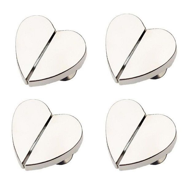 Heart-Shaped Magnetic Curtain Clips