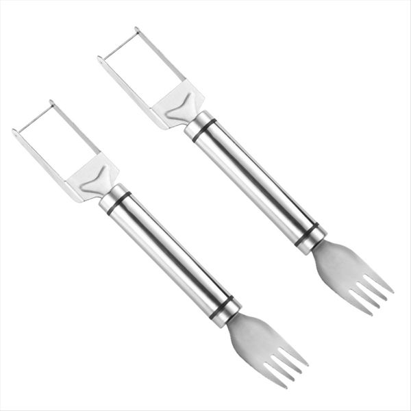 Upgraded 2-In-1 Stainless Steel Fruit Cutter
