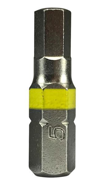 Duratool (DT000444) Hex Driver Bit, Hex, H5 Tip, 25 mm Length