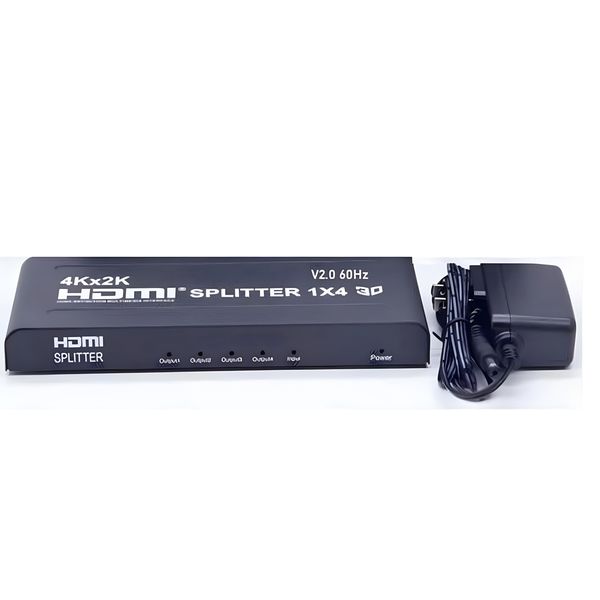 HDMI SPLITTER PST-V2.0 4K104IR - 2 Port 4K@60Hz with IR Extension &amp; 3D