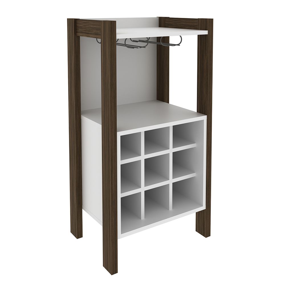 Bella Casa Wine Rack Walnut/White Shop Today. Get it Tomorrow