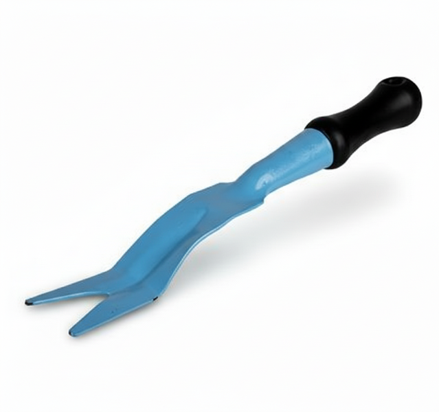 Garden Hand Weeder with Steel Blade and Wooden Handle - 275mm