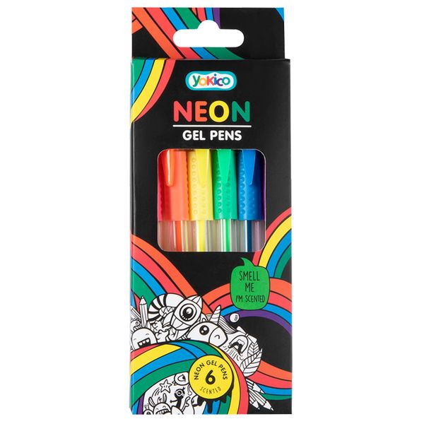 Scented Neon Gel Pens (6Pack)