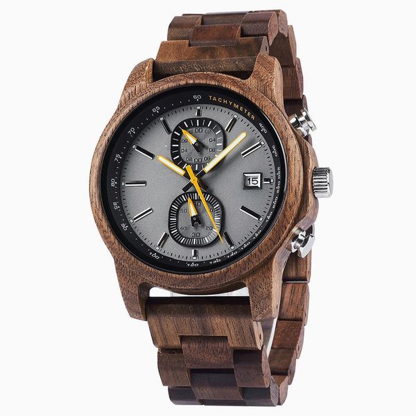 Natural Walnut Wood Men's Watch
