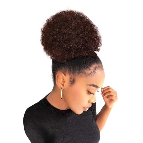 Kinky Curly Afro Puff Drawstring Ponytail Extension | Buy Online in South  Africa 
