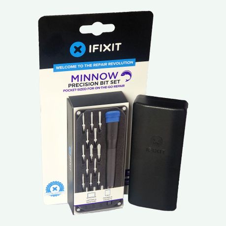 iFixit Minnow Driver Kit: Pocket-Sized Screwdriver + Portable Bit Set 