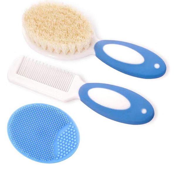 Baby Bath Brush Set Newborn Head Care Massage Comb