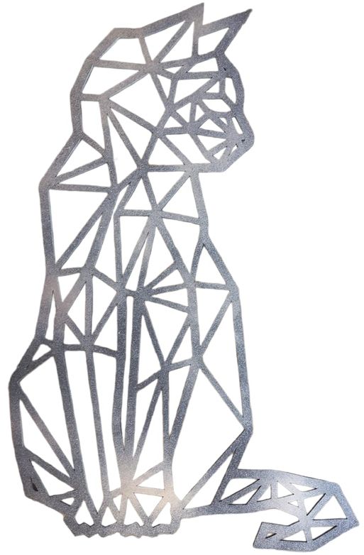 Cat Wall Piece (Silver) | Shop Today. Get it Tomorrow! | takealot.com