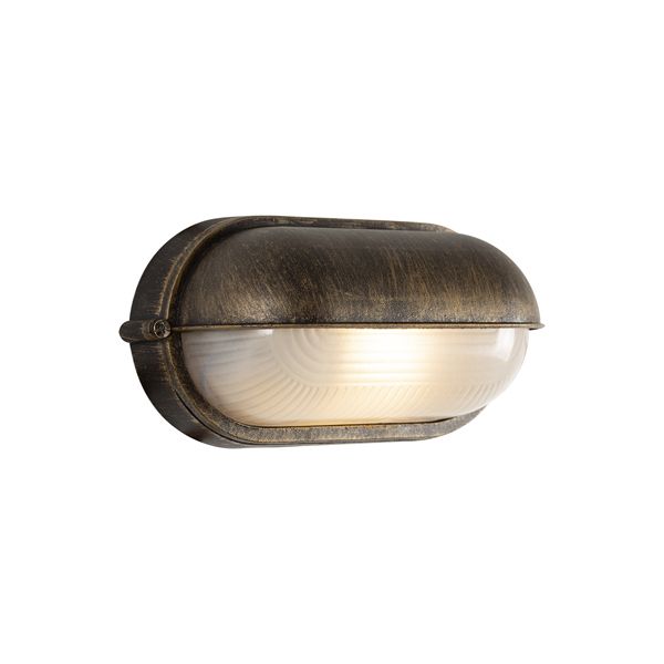 Eurolux - Small Eyelid B/Head Black Gold 60W