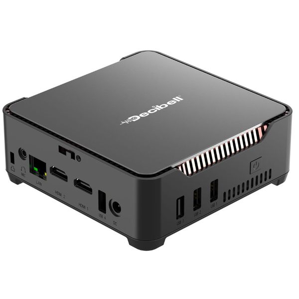 Decibell GK3 Mini PC N100, 8GB RAM, 256GB SSD, Windows 11 Pro