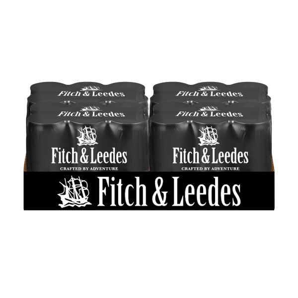 Fitch &amp; Leedes Soda Water can 200ml x 24