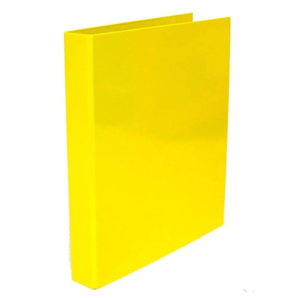 Gloss Laminated 2 Ring Binder 25mm Lumo Yellow Submarine