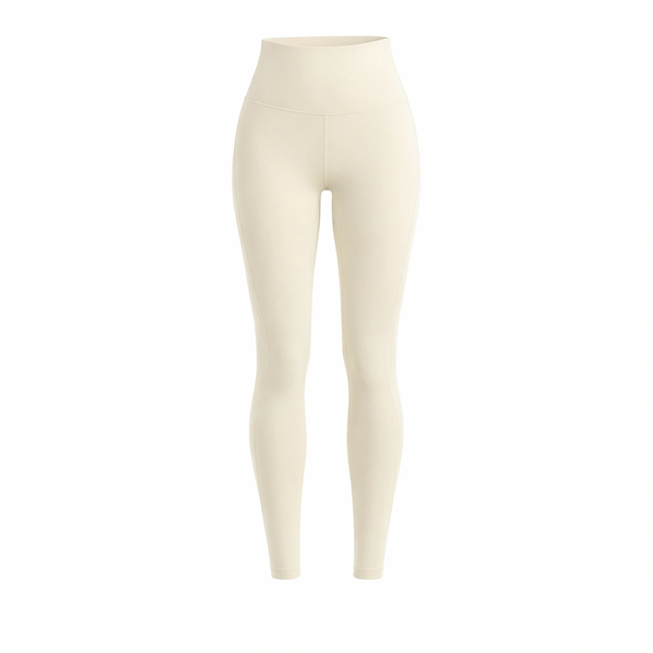 High Elastic Yoga Pants - Large - White