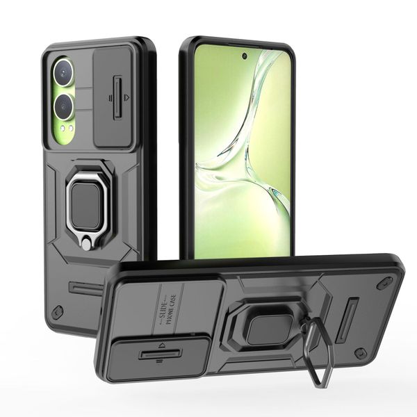 Phone Case Compatible With Oppo K12X Window Pushing Ring Case