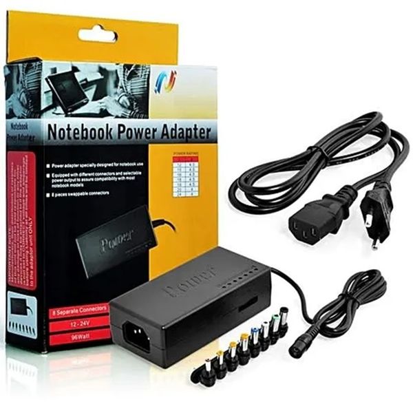 Multifunction Laptop Charger, Power Adapter. 8 piece connectors