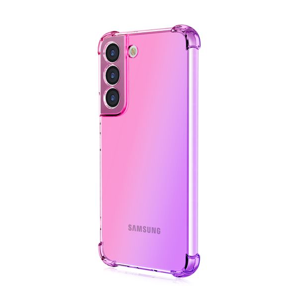 Color Gradient Phone Cover for Samsung Galaxy S22 Ultra - Pink/Purple