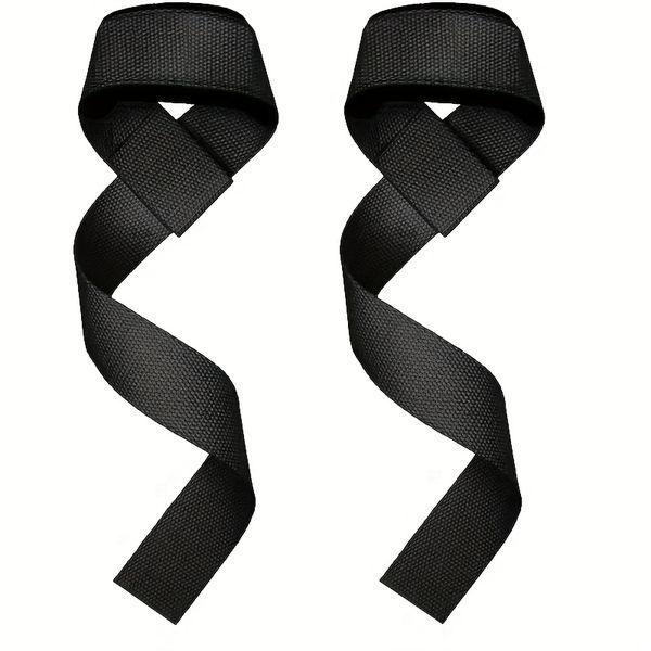 2 Pieces Fitness Assist Hard Pull Grip Strength Belt Anti Slip