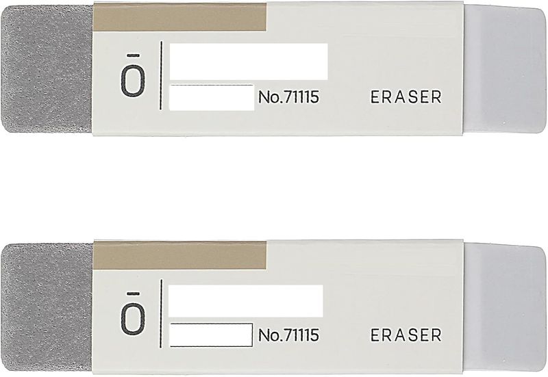 2 Pack Double-Ended Ink and Pencil Erasers