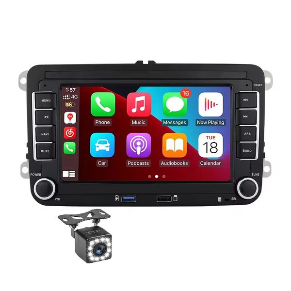 Android Car Radio For VW 32GB Carplay With Backup Camera