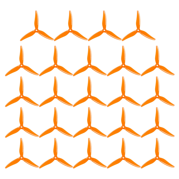 24PCS 51466 V2 FPV Propeller 5inch 3 Blade Propeller orange