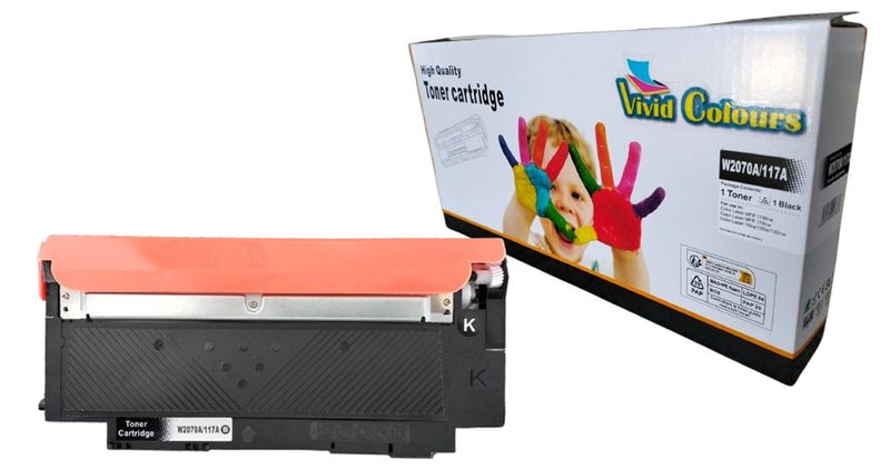 Vivid Colours Compatible WITH - HP 117A / W2070A Black Toner Cartridge