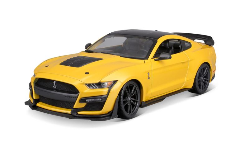 Maisto 1/18 Ford Mustang Shelby GT500 2020 - Yellow - 28cm Long