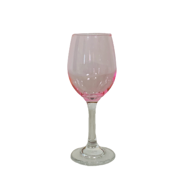 Wine Glasses 310ml 6 Piece Pink