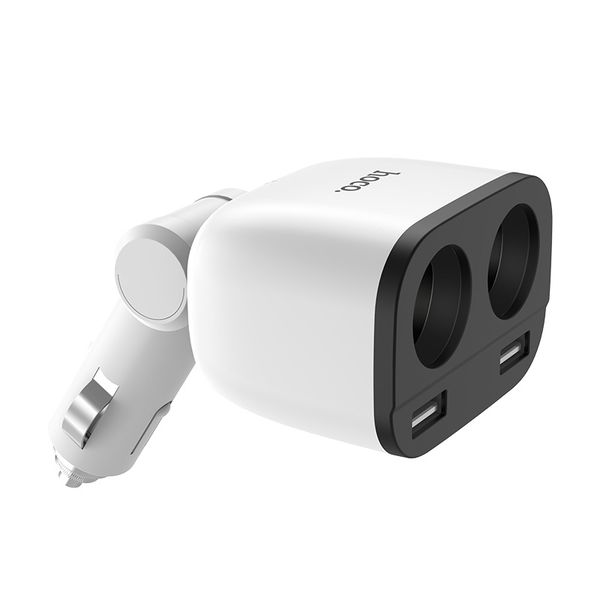 Dual USB/Cigarette Lighter Car Charger With LED Display