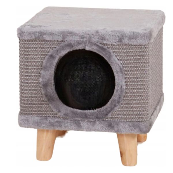 Zugo Sisal Grey Cat Stool