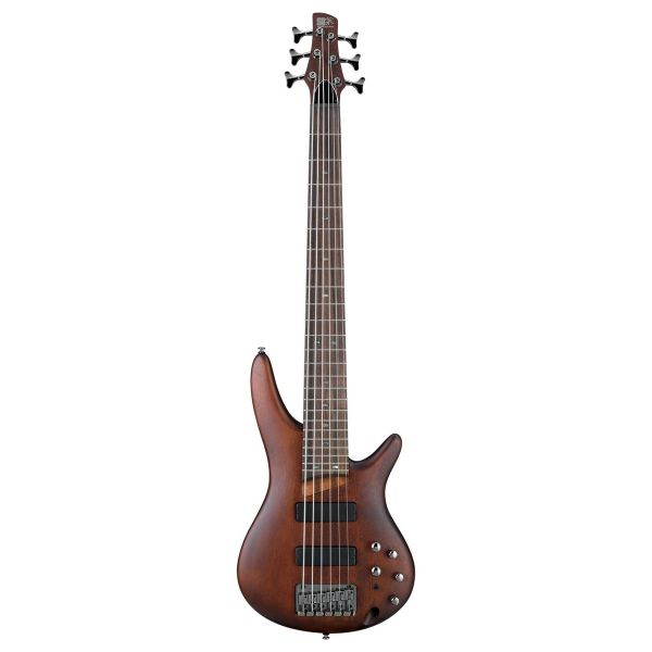 Ibanez SR506 6 String Bass, Brown Mahogany