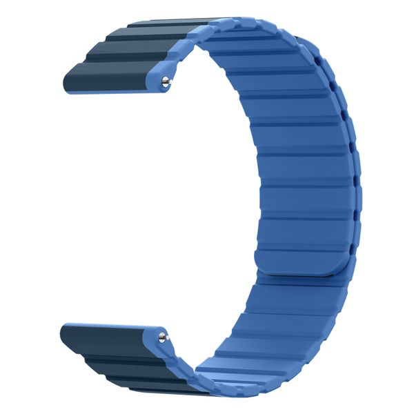 Blue Silicone Watch Band Compatible With Samsung Galaxy Watch - 20mm