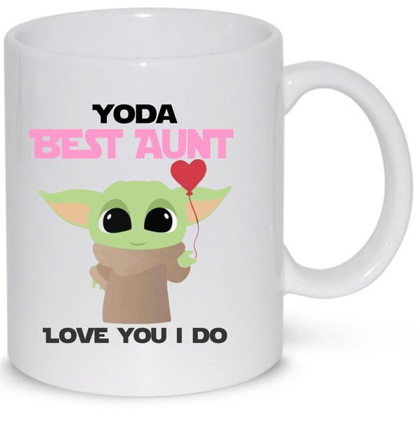 Yoda Best Aunt Love You I Do Star Wars Coffee Mug (11 Oz Normal Size)