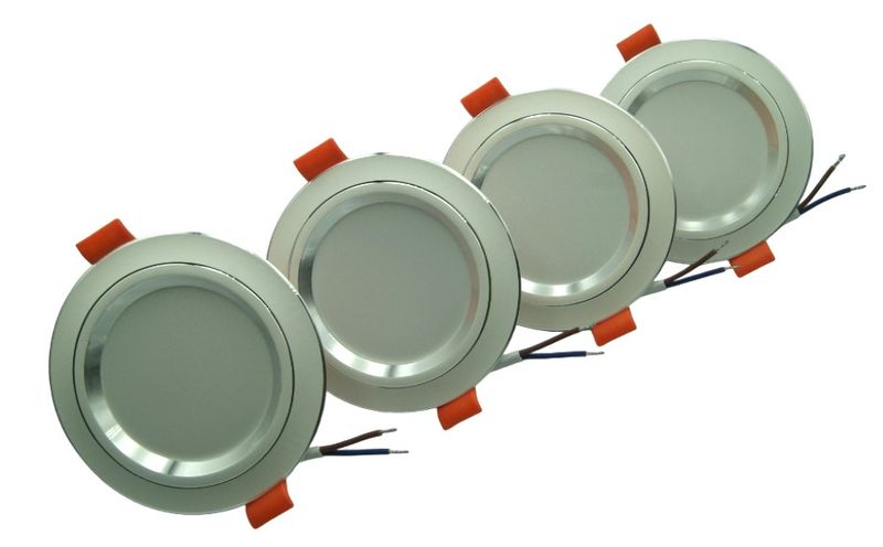 7W LED Cool White Downlight - Set of 4