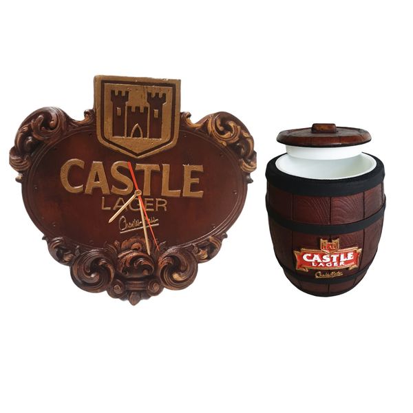 Castle 2 in 1 Combo ( Ice Bucket + Bar Clock)