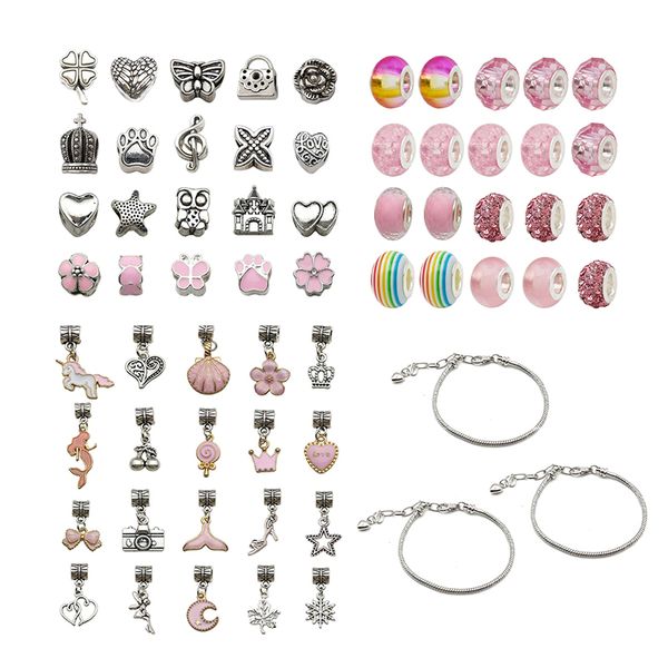 DIY Charm Bracelet Set Jewelry Making Supplies