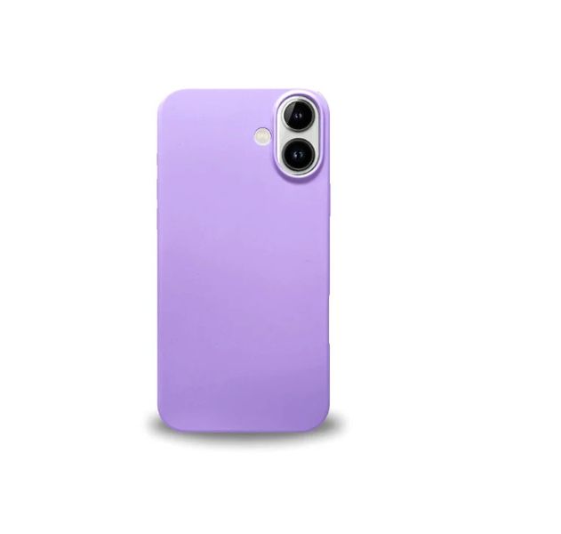 Silicon Cover Case Compatible With IPHONE 16xPurple