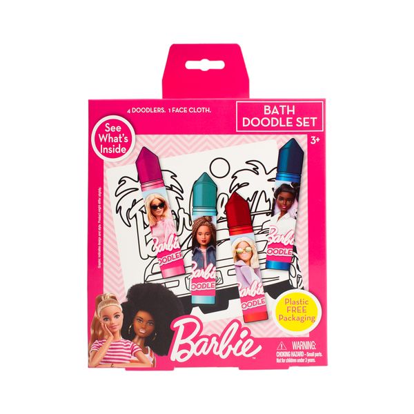 BARBIE By MATTEL Official Licensed Kids Bath Doodle Sets