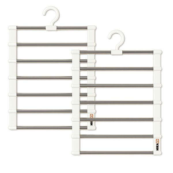 MIkaco Ladder-Style Foldable Pants Hanger Set of 2