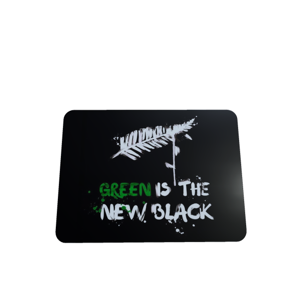 Rugby - Green Is The New Black - Aesthetic - Mouse pad
