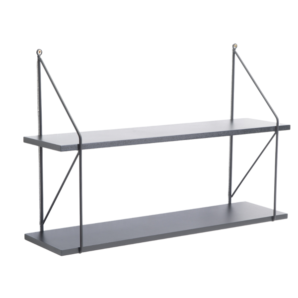 Wall Shelf - Black 2 Shelf