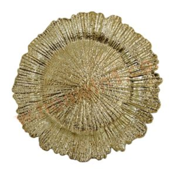 6 Piece Splash Pattern 33cm Plastic Underplate