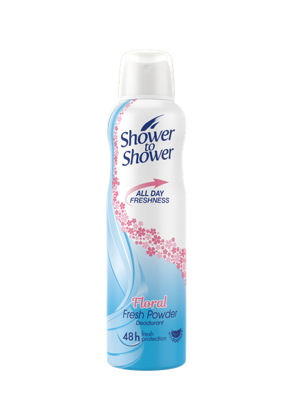 Shower to Shower Deodorant 150ml Floral Fresh Powder