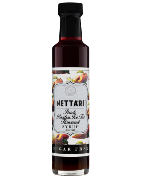 Nettari Peach Rooibos Sugar Free Ice Tea Flavoured Syrup 250ml