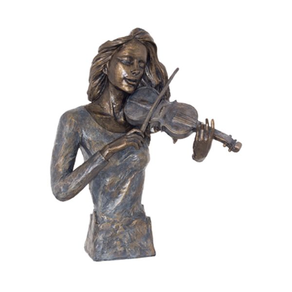 Opulent Lady with Violin - 43x35cm